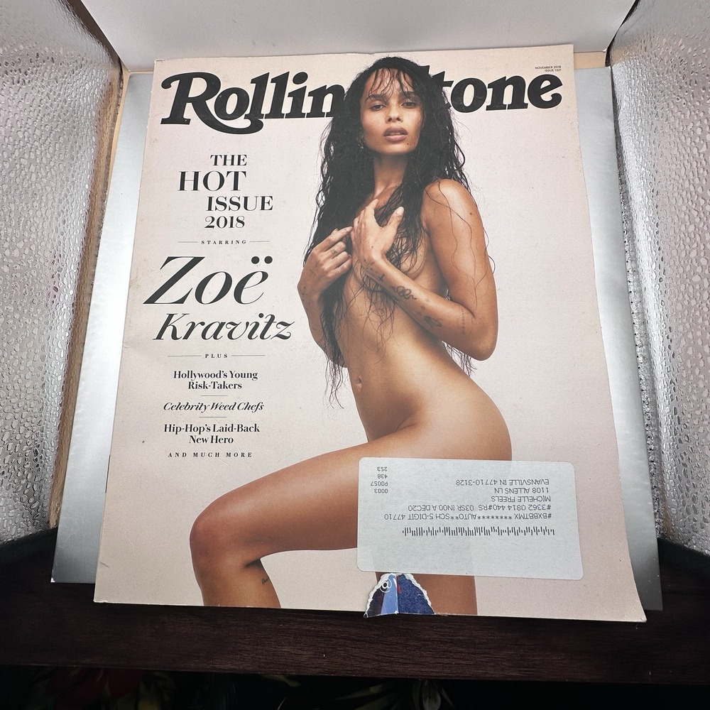 Rolling Stone Mag Lot Of 2 Zoe Kravitz 1321 SZA Music Pop 1337 Culture Bundle